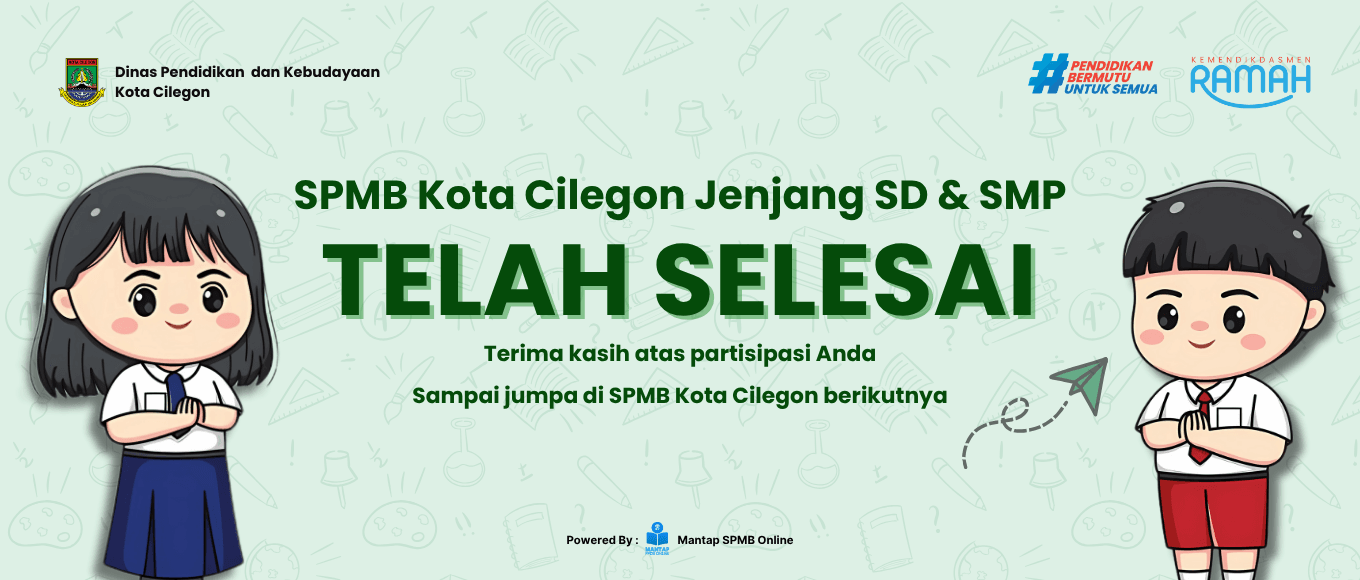 SPMB Kota Cilegon Jenjang SD dan SMP Telah Selesai 